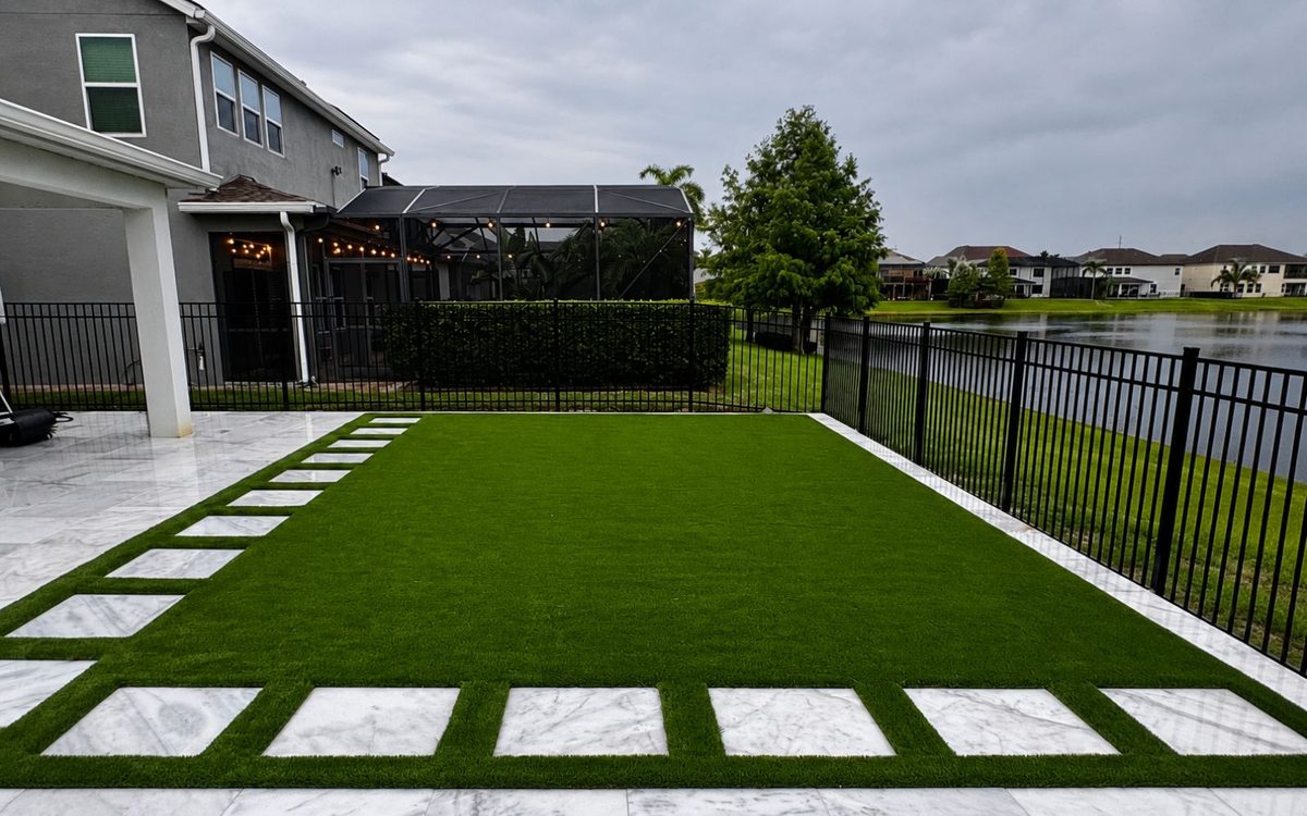 Lake Nona Lakefront Turf Patio — Rhino Grass artificial turf project (4)