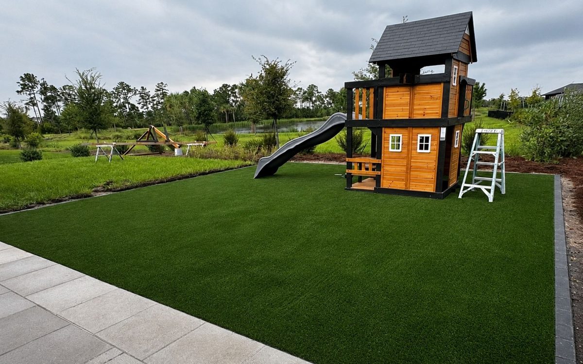 St. Cloud Playground Turf — Rhino Grass artificial turf project